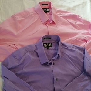 Two Express Men's M dress shirts - Modern Fit